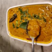 Dhoni Da Dal Tadka🌿 · Mildly flavored yellow fantail tempered with onion, tomato and cumin seeds.