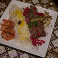 Kufta Kabob Beef · Seasoned ground meat grilled to perfection on an open flame. Served with choice of rice or f...