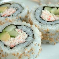 California Roll  · Crab meat, avocado and cucumber.