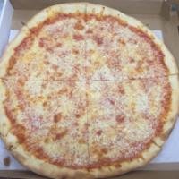 1 Large Cheese Pie, Baked Ziti & Garlic Bread Deal · 