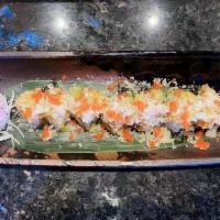 Day Dream Roll · Rock shrimps and guacamole inside and topped with fresh lobster, shrimp and crab meat. Spicy...