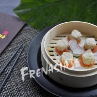 Japanese Seafood Shumai · 6 pieces with sweet soy sauce.