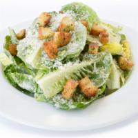 Little Gems Ceasar Salad · Little gems, house made croutons, Pecorino Romano, house anchovy dressing.