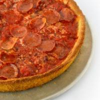 All Star-Deep Dish Pizza · Bacon, meatballs, sausage, pepperoni, provolone cheese.