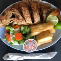 Fried Fish · A Cocorico Special! Fried Red Snapper fish, served with your choice of 2 sides