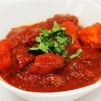 Vindaloo · Saffron’s hottest and most fragrant curry, slowly cooked with the vinegar, potatoes, and spe...