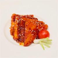 Sesame Paneer · Cottage cheese tossed with sweet and sour sesame sauce.