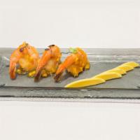 Mango Shrimp · Shrimp sauteed with mango chutney, ginger and white pepper.