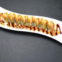 Temptation Roll · Shrimp tempura, cream cheese, avocado with spicy crab meat or soy paper, eel sauce, spicy ma...