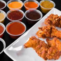 3 Tenders · Buttermilk crispy tenders made with our homemade recipe. Served with 1 dipping flavor.