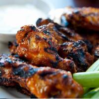 20 wings · Served with celery and blue cheese.