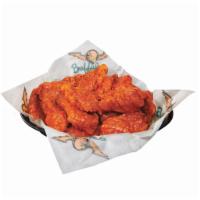 Small Boneless Wings (10) · Our world famous fresh, never frozen Buffalo's boneless chicken wings. Served with your choi...