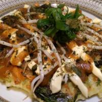 Okonomiyaki Pancake · Vegetarian.