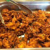Vegetable Pakoda · Deep fried snack contains onions and potato with chickpea flour