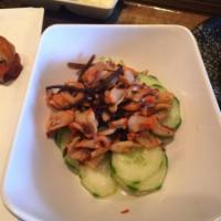 Cucumber with Octopus Salad · 