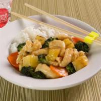 Kid's Sumo Sweet & Sour · Crispy chicken and pineapple in sweet & sour sauce.