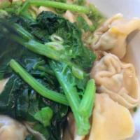 22. Wonton with Spinach Soup · Pork.