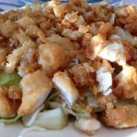 48. Chinese Chicken Salad · Fried chicken and fried white rice noodle.