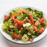 House Salad · Lettuce, tomatoes and onions tossed in our house dressing. 