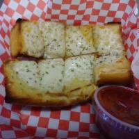 Cheese Bread (8 pc) · 8 pieces of our sub sandwich bread covered with our garlic butter blend and provolone cheese...