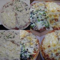 4 QUARTER SAMPLER PIZZA · 1/4 MEAT LOVERS, 1/4 WORKS, 1/4 NEW YORKER, 1/4 FOUR CHEESE