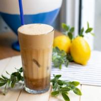 Greek Frappe · Whipped Nescafé, evaporated milk & sugar