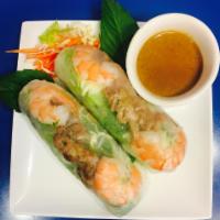 2 Pieces Shrimp and Pork Salad Roll · Served with house peanut sauce.