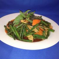 Stir Fry Green Beans with Chicken · 