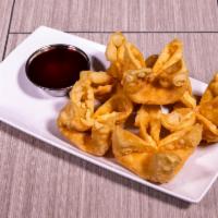 5. Crab Rangoon  · 8 pieces. With cream cheese. Fried wonton wrapper filled with crab and cream cheese. 
