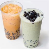 THAI TEA (most popular) · Sweet, creamy and rich with milk.