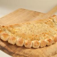 Family Size Calzone · Serves 4 to 5. With a side of sauce.