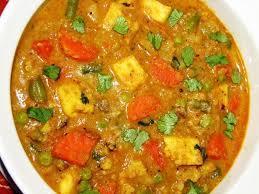 Navratan Korma · Seasonal mixed vegetables cooked with herbs and spices in a thick sauce. Served with rice.