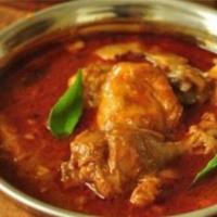 Punjabi Chicken Curry · Hot Chicken Curry with India beach spices.