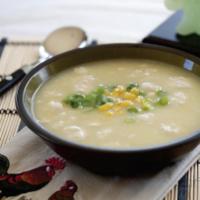 Sweet Corn Soup · Vegetable or chicken.