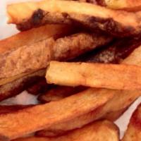French Fries · Deep fried batonnet cut potatoes.