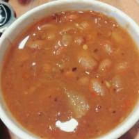 Baked Beans · Stewed beans in sauce.
