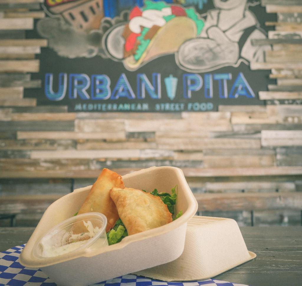 Meat Pockets · Minced ground beef with pine nuts, onions, and spices. Deep fried and served with tzatziki.