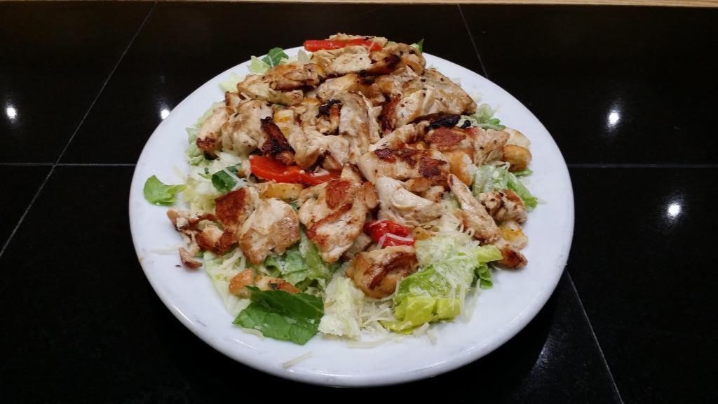 Chicken Caesar Salad · Dressing on the side.