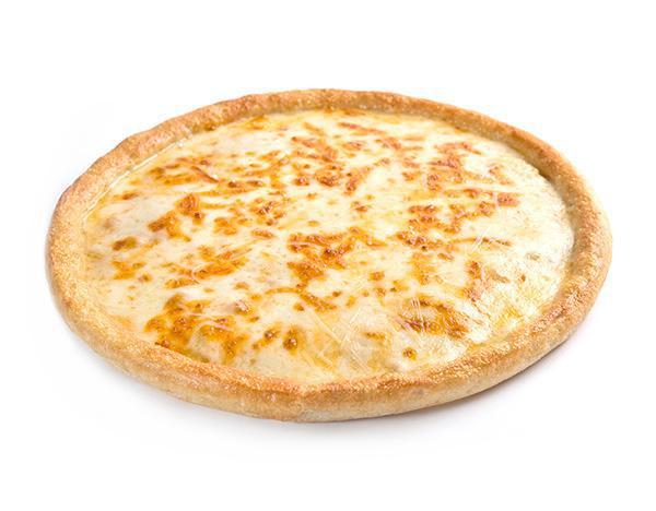 Sarpino's Cheese Bonanza Pizza · Homemade pizza sauce, sharp Parmesan, cheddar, ricotta and Greek feta cheese with gourmet cheese blend. Served with your choice of dipping sauce.