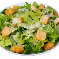 Caesar Salad · Crisp romaine lettuce, sharp Parmesan cheese and crunchy croutons. Served with creamy Caesar...