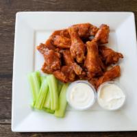 20 Piece Traditional Wings (Only) · With celery and dipping sauce. We apologize, All Flats and All Drums are unavailable at this...
