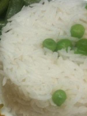 Plain Basmati Rice · Biryani is flavored rice steamed with spices and the meat or vegetables.
