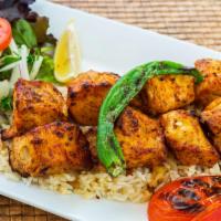 Dinner Chicken Kebab · Cubes of chicken marinated in a special sauce. The marination of chicken kebab contains dair...