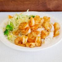 T5. Jumbo Shrimp Teriyaki · Served with mixed vegetables and white rice.