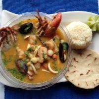 Fruto Del Mar Soup · Seafood soup. 