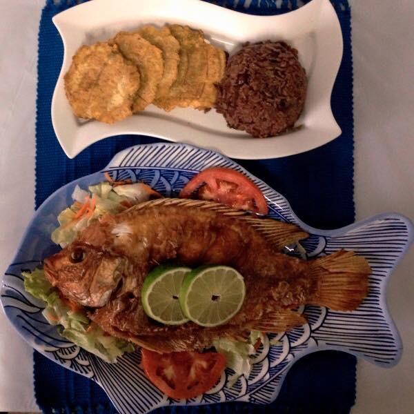 Pescado Frito · Whole fried fish. Served with 1 tortilla or bread and choice of 2 sides.