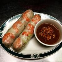 A3. Gỏi Cuốn · Salad rolls (shredded lettuce, vermicelli noodle, with pork, shrimp and served with peanut s...
