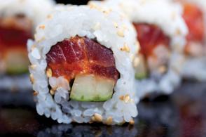 Spicy Tuna Roll · Tuna*, cucumber and spicy sauce. 320 calories. *We are required by the Health Department to ...