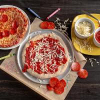 Kids Make-Your-Own Pizza · Create you own masterpiece! Includes pizza crust, cheese, tomato sauce, pepperoni, and most ...