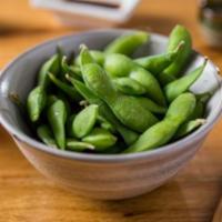 Edamame · Soybeans, sea salt. Gluten and Shellfish free, Vegetarian/Vegan